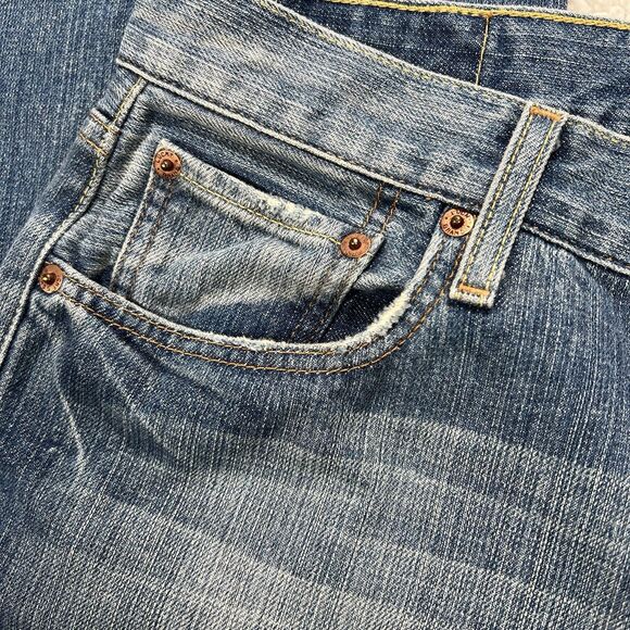 Lucky Brand Dungarees Bootcut Jeans Men’s 32 (Actual 30x28) Western Workwear Y2K - Picture 5 of 14